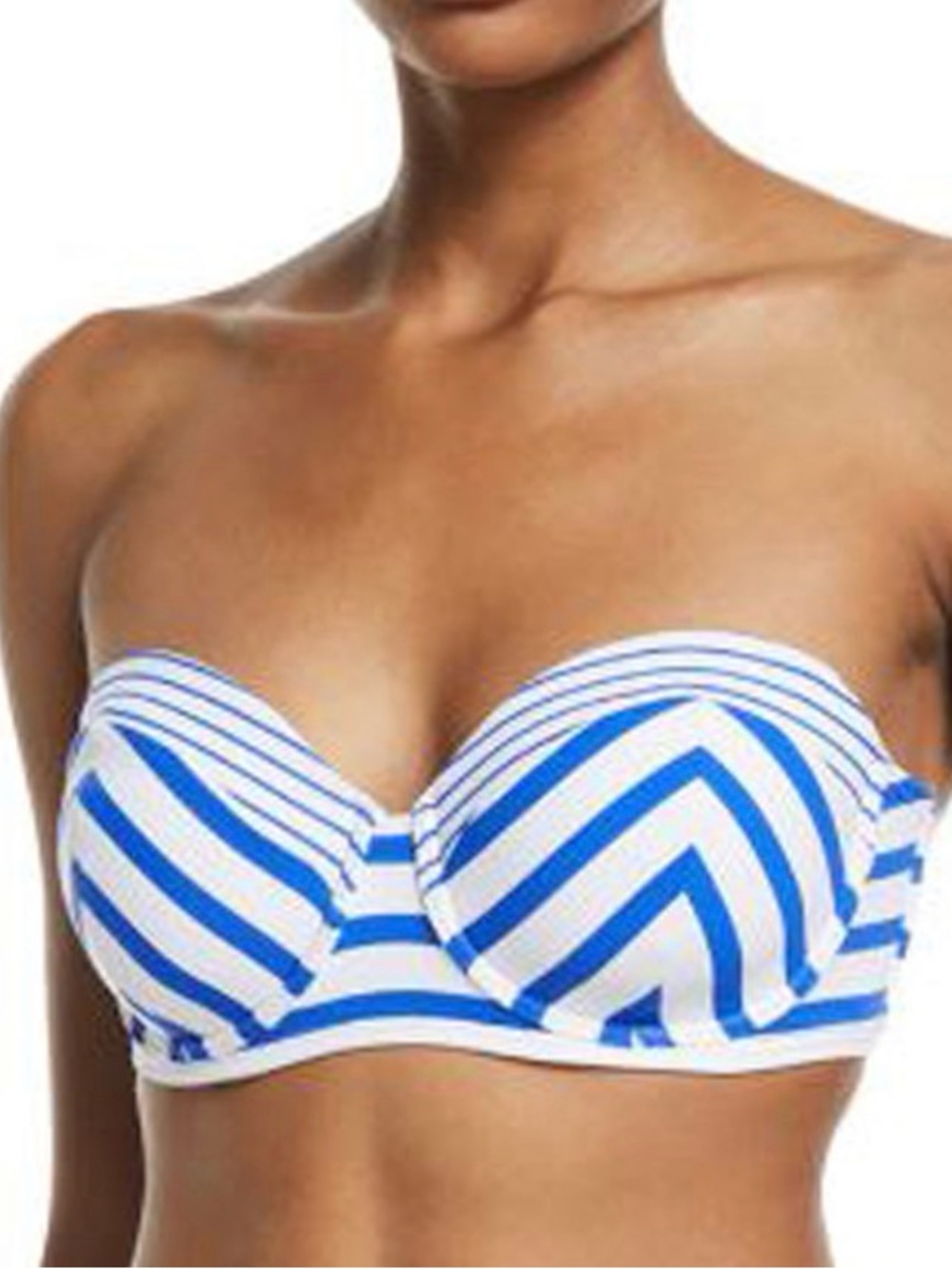 Tommy Bahama Beachglass Stripe underwire Bikini Top - Small - New